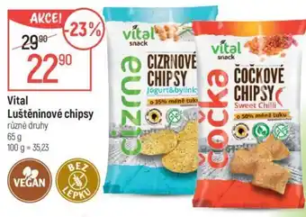 Globus Vital Luštěninové chipsy nabídka