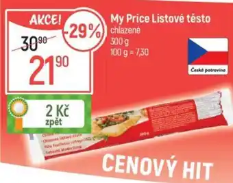 Globus My Price Listové těsto nabídka