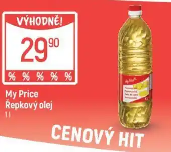 Globus My Price Řepkový olej 1 l. nabídka
