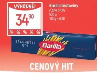 Globus Barilla těstoviny nabídka