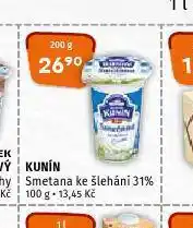 Terno Kunín smetana ke šlehání 31% nabídka