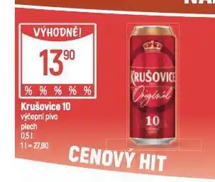 Globus Pivo krušovice 10 nabídka