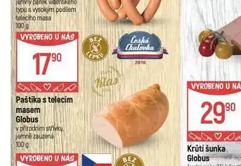 Globus Paštika s telecím masem nabídka