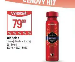 Globus Old spice deodorant nabídka
