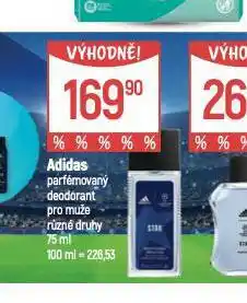 Globus Adidas deodorant nabídka