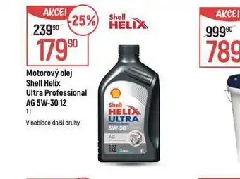 Globus Motorový olej shell helix ultra professional ag 5w-30 12 nabídka