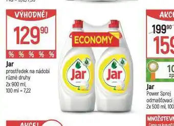 Globus Jar prostředek na nádobí nabídka