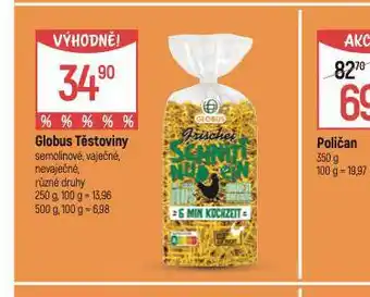 Globus Globus těstoviny nabídka