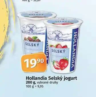 Coop Hollandia selský jogurt nabídka