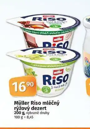 Coop Müller riso mléčný rýžový dezert nabídka