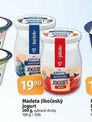 Coop Madeta jihočeský jogurt nabídka
