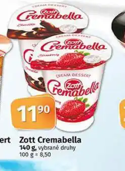Coop Zott cremabella nabídka