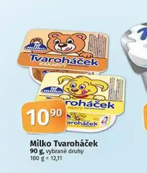 Coop Milko tvaroháček nabídka