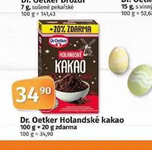 Coop Dr. oetker holandské kakao nabídka