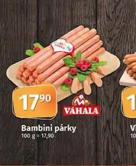 Coop Bambini párky nabídka