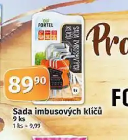 Coop Sada imbusových klíčů nabídka