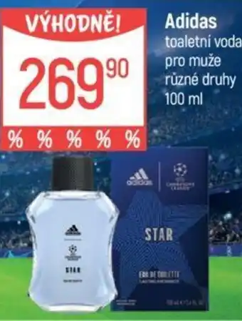 Globus Adidas toaletní voda nabídka