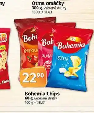 Coop Bohemia chips nabídka