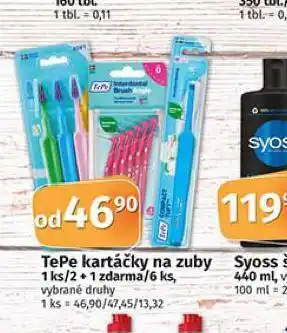 Tepe kartáčky na zuby