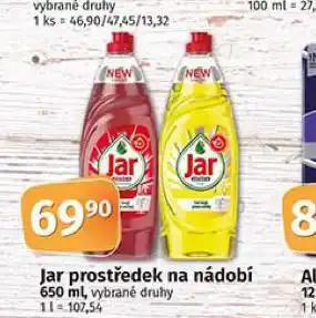 Coop Jar prostředek na nádobí nabídka