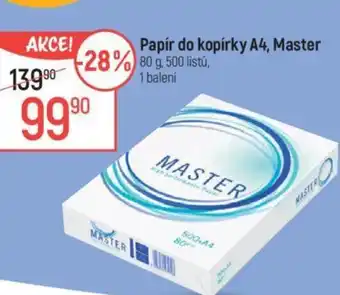 Globus Papír do kopírky A4, Master nabídka