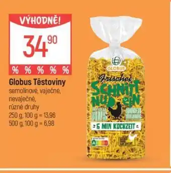 Globus Globus Těstoviny nabídka