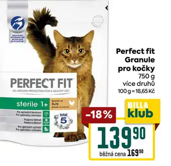 Billa Perfect fit Granule pro kočky nabídka