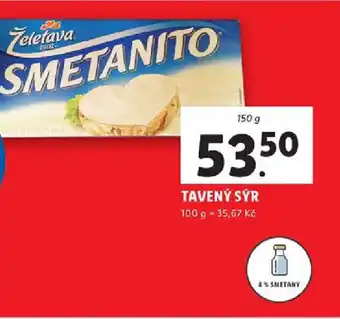 Lidl TAVENÝ SÝR nabídka