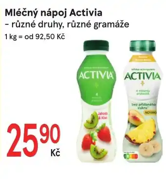Žabka Mléčný nápoj Activia nabídka