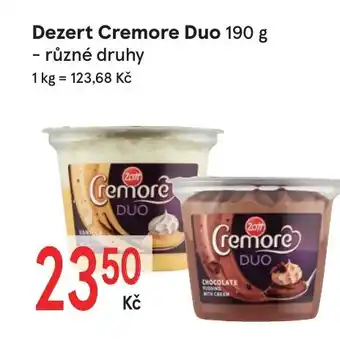 Žabka Dezert Cremore Duo 190 g nabídka