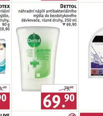 Rossmann Dettol náhradní náplň nabídka