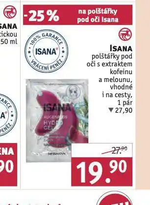 Rossmann Isana polštářky pod oči nabídka