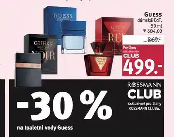 Rossmann Guess dámská edt nabídka