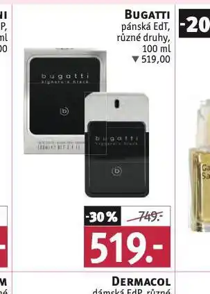 Rossmann Bugatti pánská edt nabídka