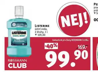 Rossmann Listerine ústní voda nabídka