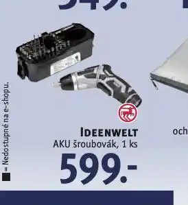 Rossmann Aku šroubovák nabídka