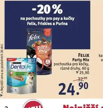 Rossmann Felix party mix pochoutka pro kočky nabídka