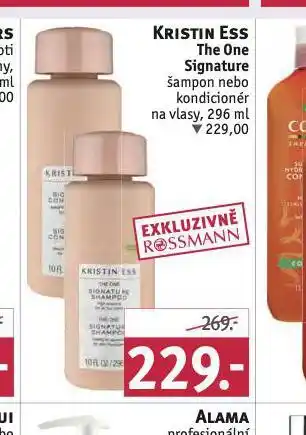 Rossmann Kristin ess the one signature šampon, kondicioner nabídka