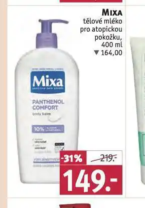 Rossmann Mixa tělové mléko nabídka