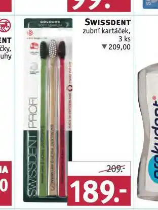 Rossmann Swissdent zubní kartáček nabídka