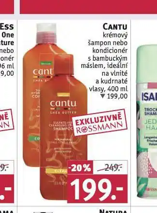 Rossmann Cantu krémový šampon, kondicioner nabídka
