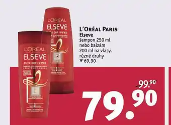 Rossmann Loreal apris elseve šampon, balzám nabídka