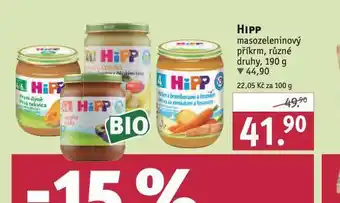 Rossmann Hipp masozeleninový příkrm nabídka