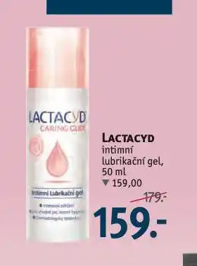 Rossmann Lactacyd intimní lubrikační gel nabídka