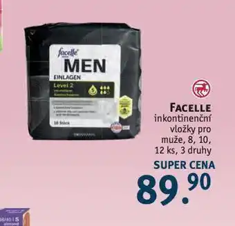 Rossmann Facelle inkontinenční vložky pro muže nabídka