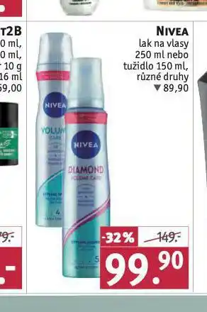 Rossmann Nivea lak na vlasy nabídka