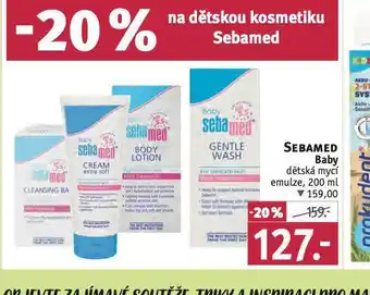 Rossmann Sebamed baby dětská mycí emulze nabídka