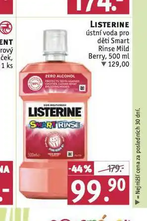 Rossmann Listerine ústní voda nabídka