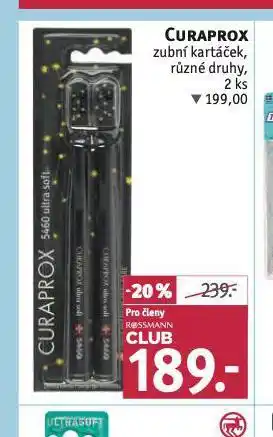 Rossmann Curaprox zubní kartáček nabídka