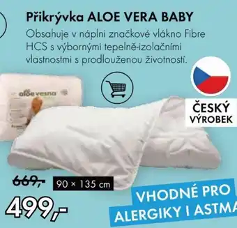 Vesna Přikrývka ALOE VERA BABY nabídka